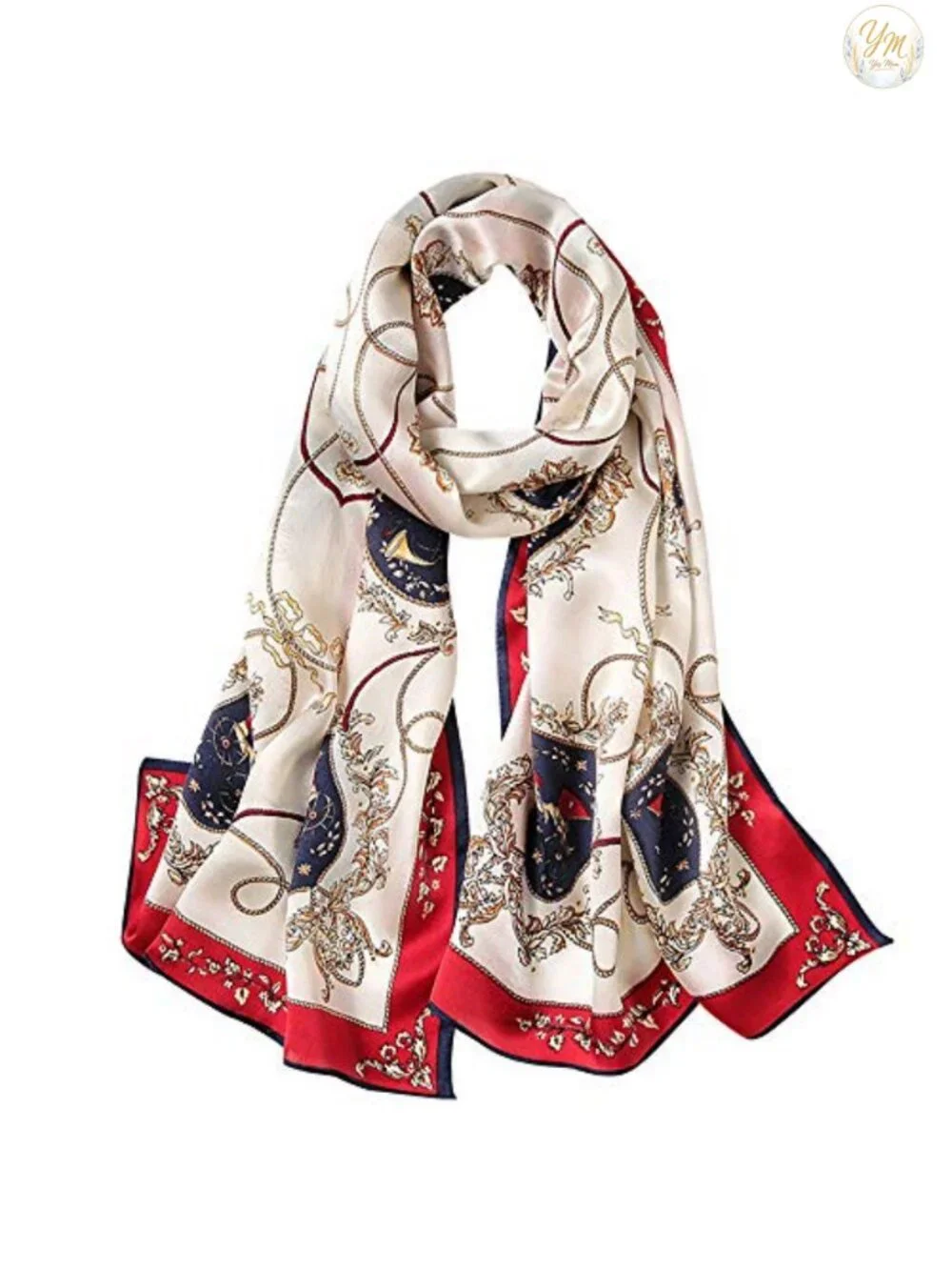 100% Pure Mulberry Silk Long Scarf Women Oblong Shawl Wrap Gift